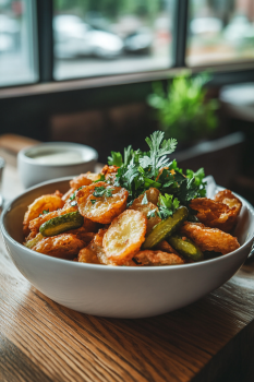 Homemade Fried Pickles