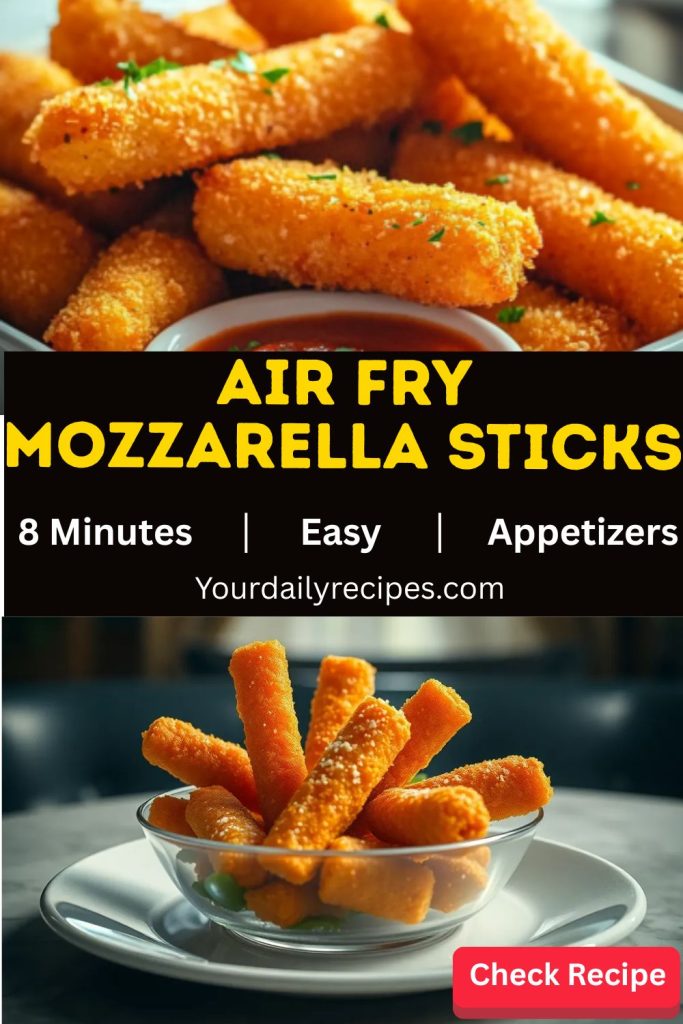 Air Fry Mozzarella Sticks
