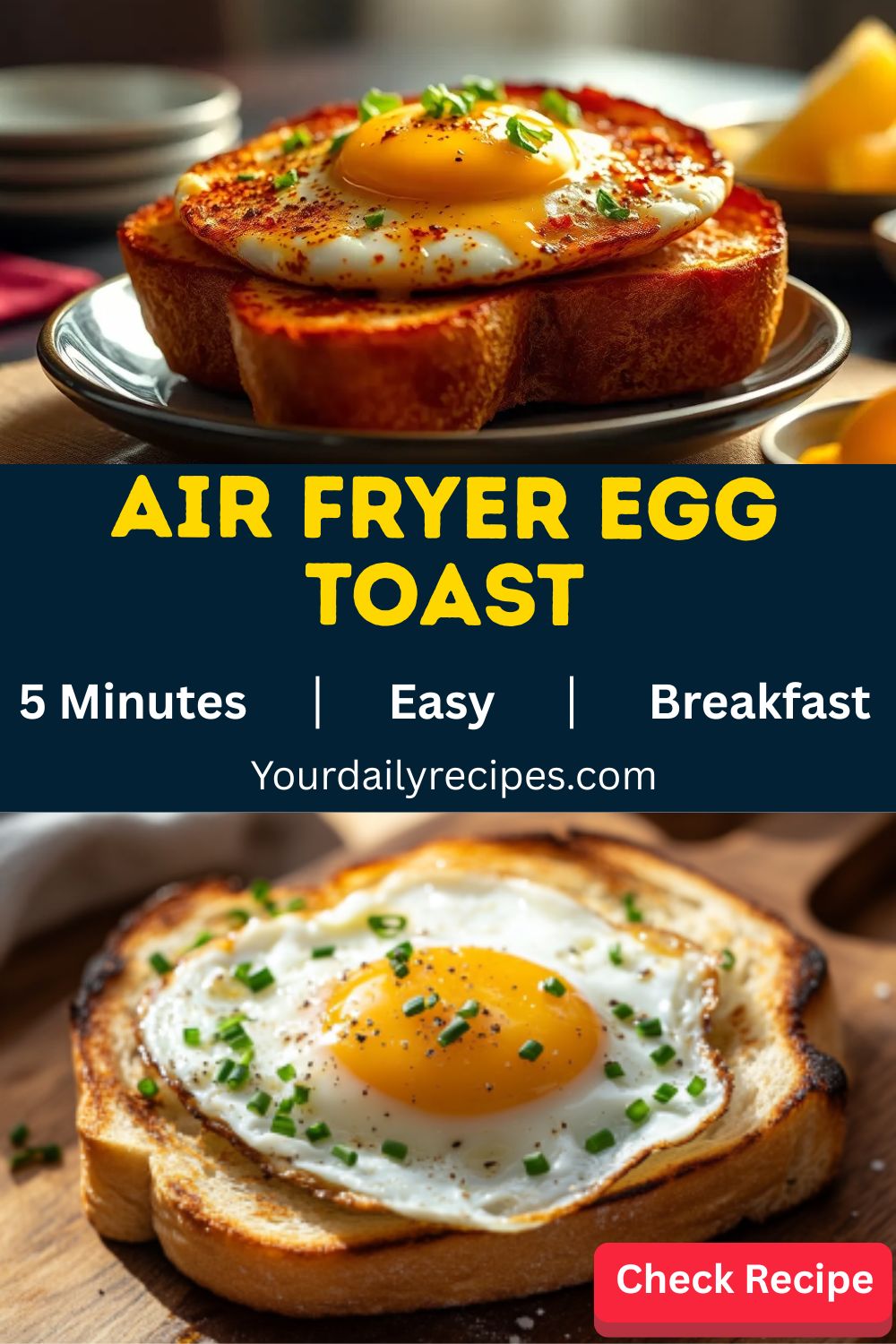 Air Fryer Egg Toast Recipes
