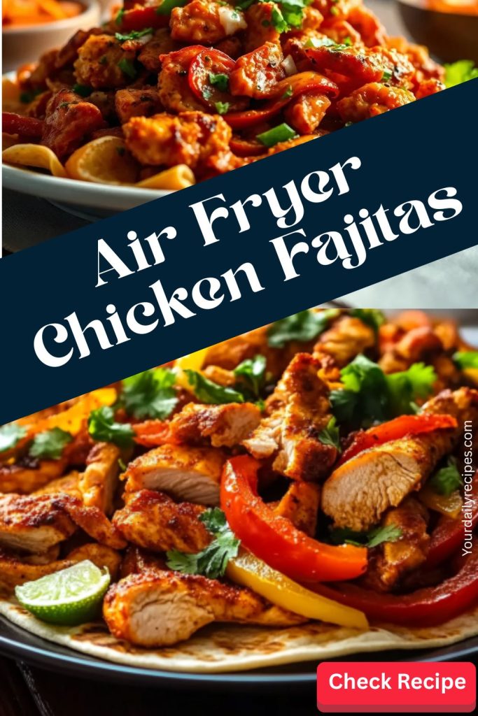 Air fryer chicken fajitas Recipes