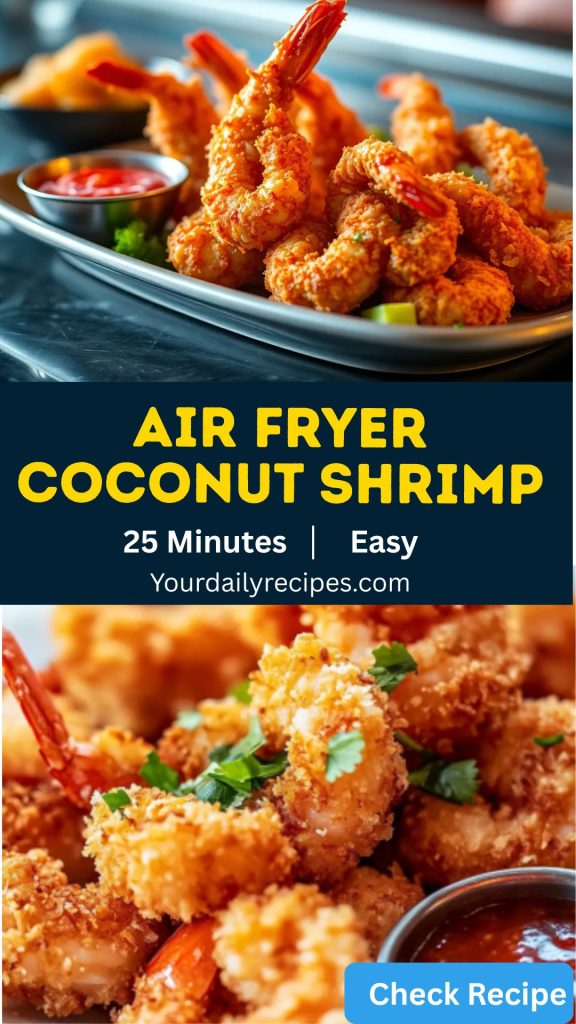 Air fryer coconut shrimp