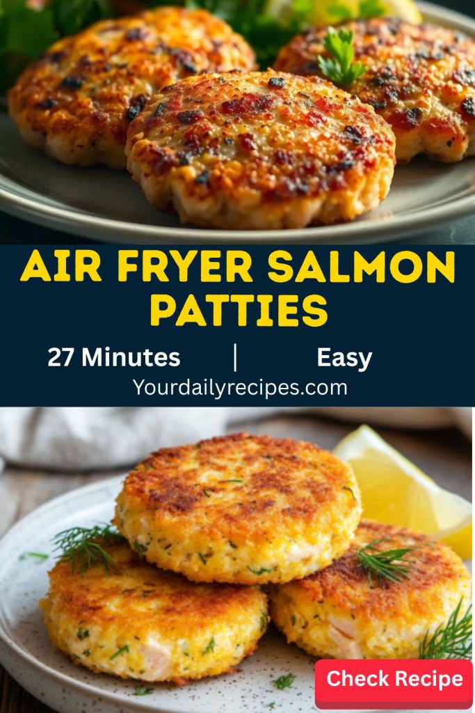 Air fryer salmon patties Recipe