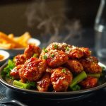 Air fryer sesame chicken