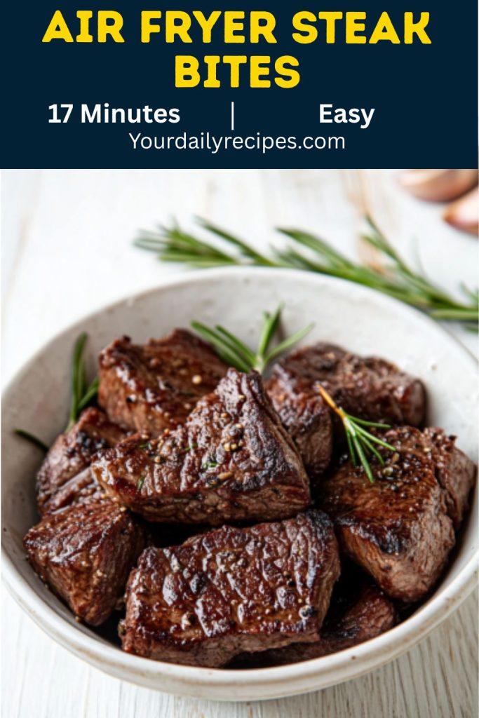 Air fryer steak bites