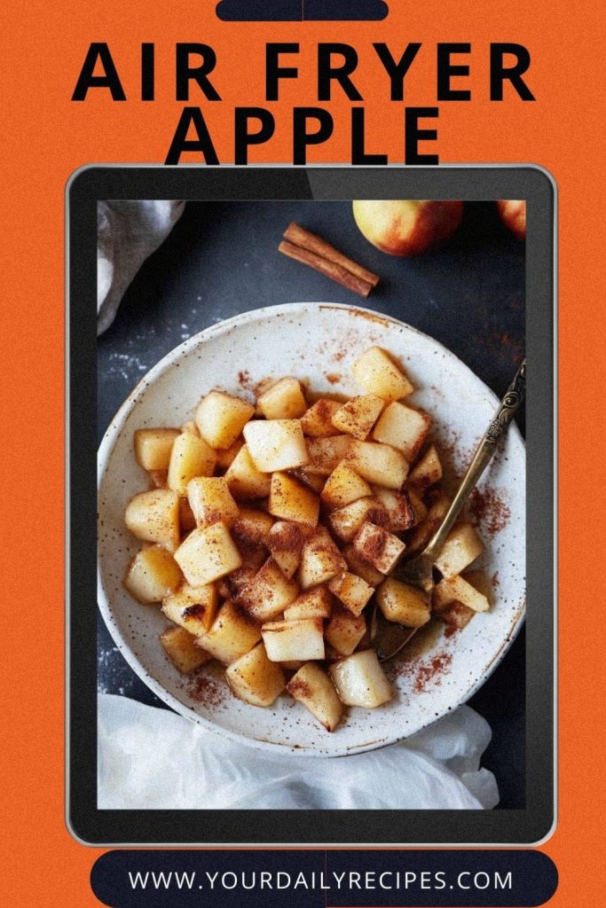 Air fryer apple desserts