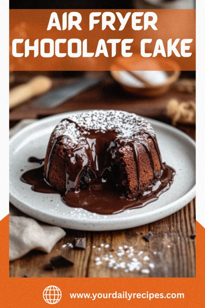 Air fryer chocolate cake