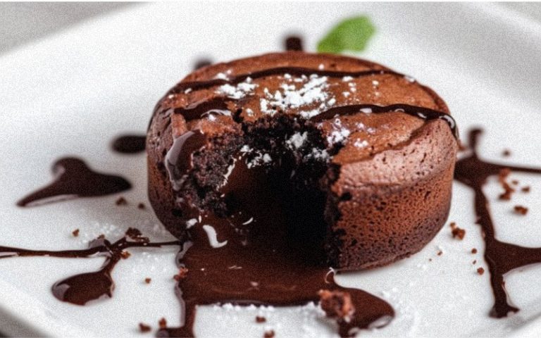 Air fryer chocolate cakes