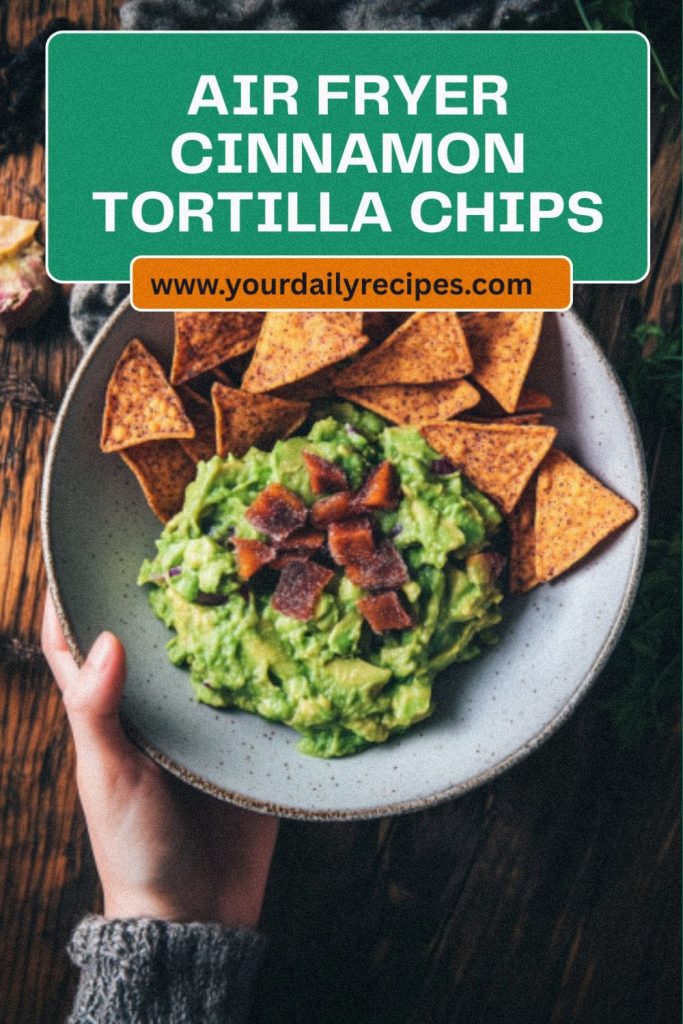 Air fryer cinnamon tortilla chips