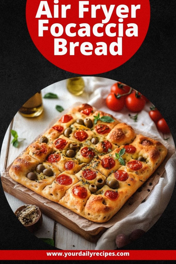 Air fryer focaccia breads