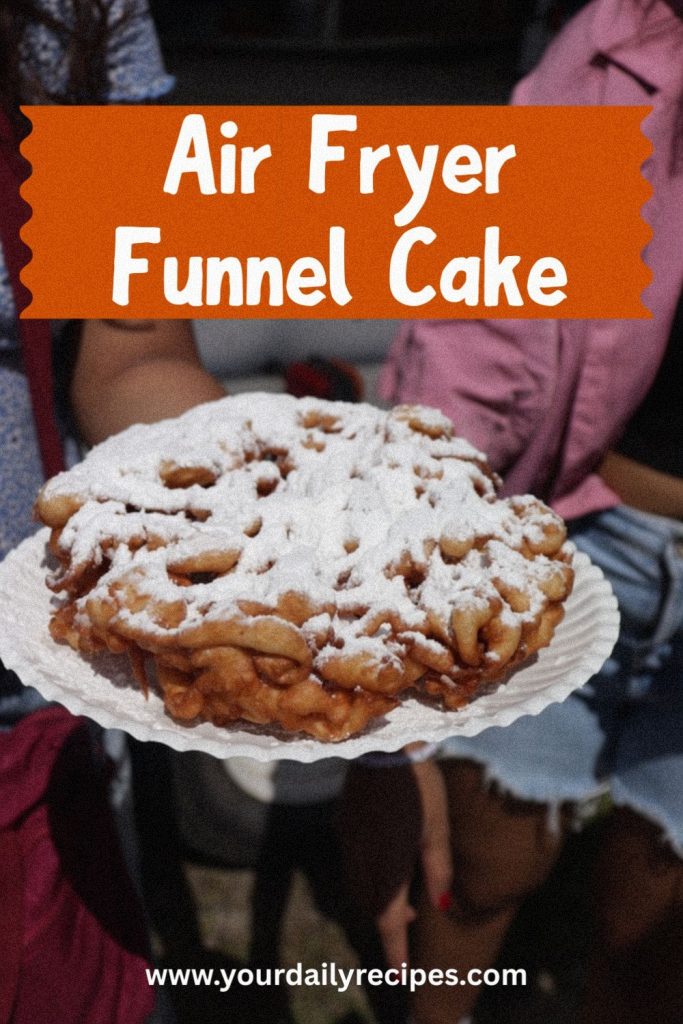 Air fryer funnel cake
