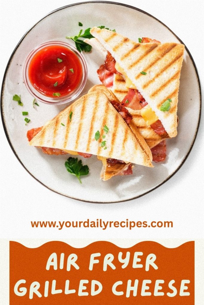 Air fryer grilled cheeses