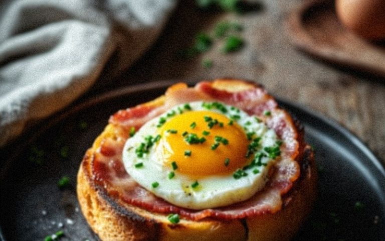 Bacon Eggs Toast Air Fryer