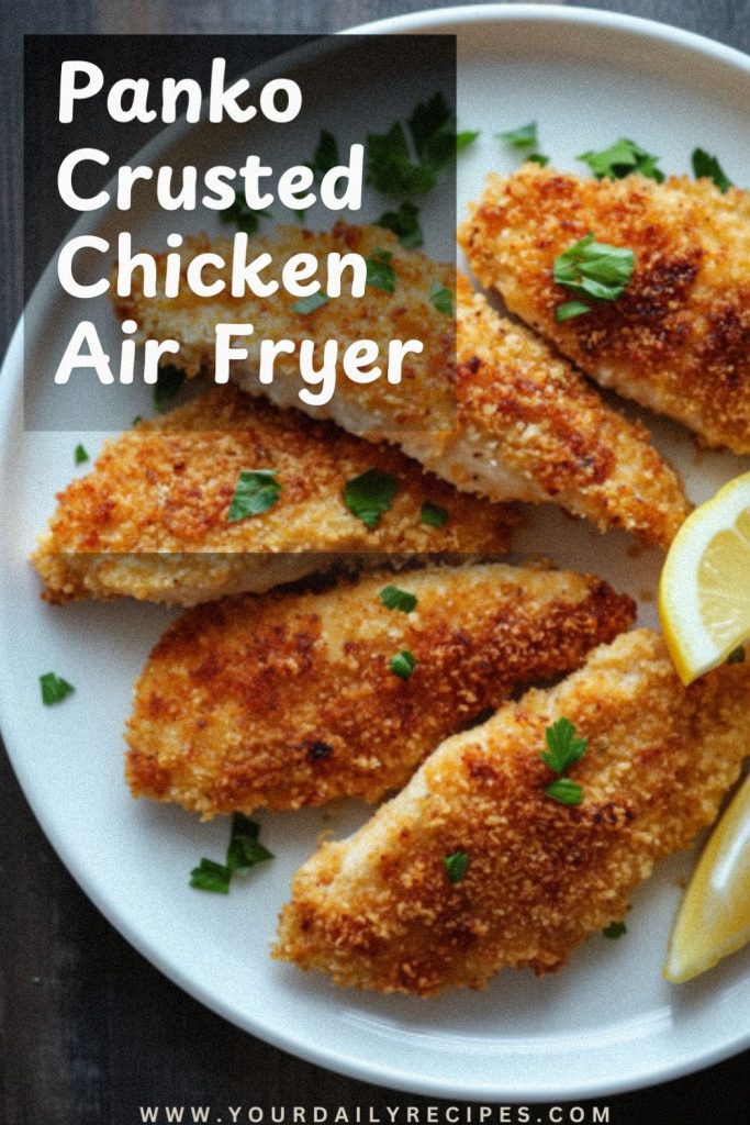 Panko Crusted Chicken Air Fryer