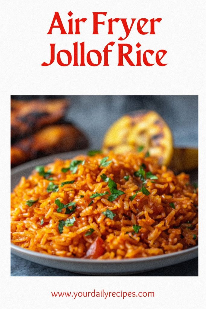 Air Fryer Jollof Rice