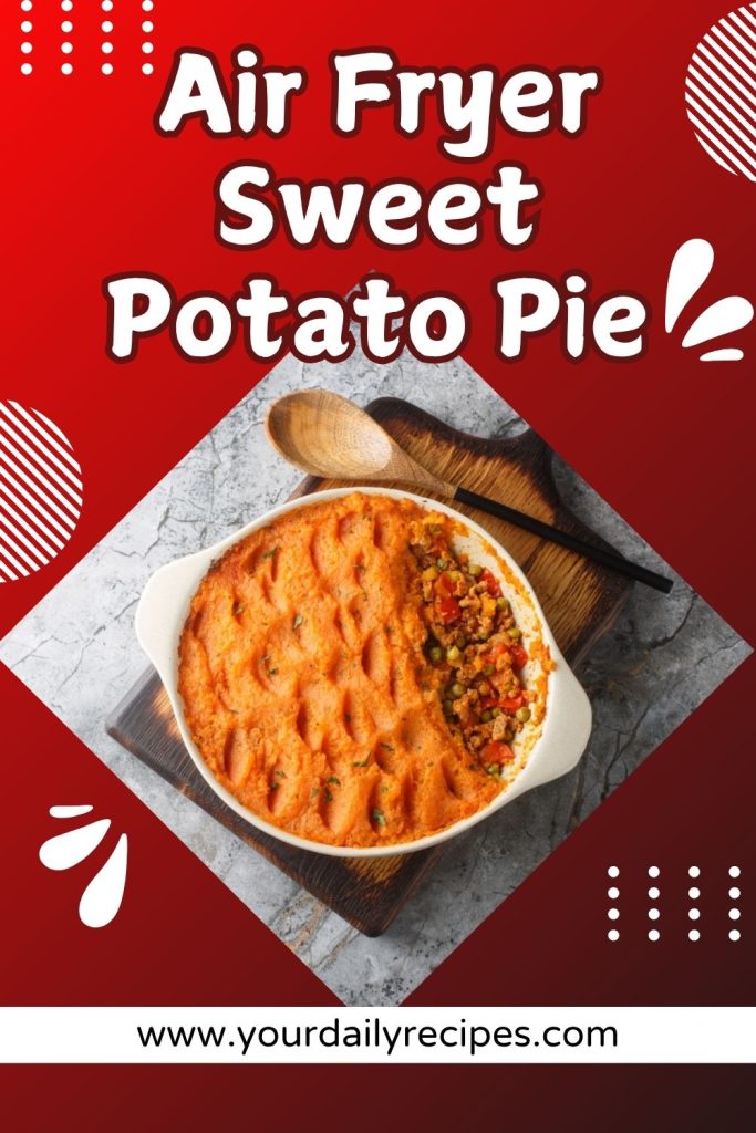 Air Fryer Sweet Potato Pie