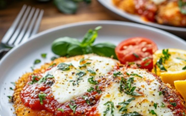 air fryer Chicken Parmesans